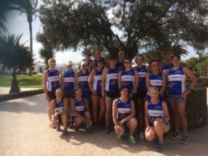 groepsfoto Siosport vrouwen trainingsweek Lanzarote 2017